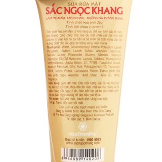Sữa rửa mặt Sắc Ngọc Khang
