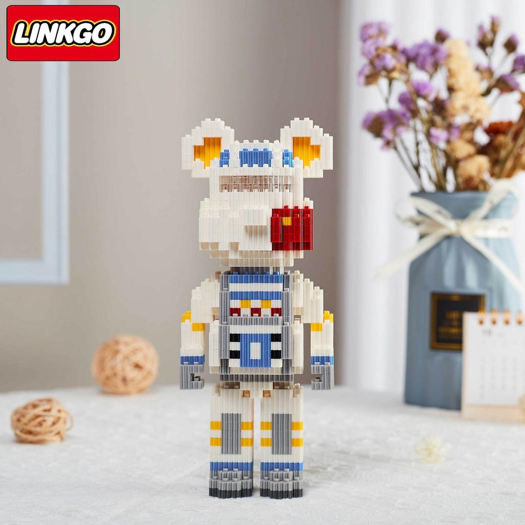 Đồ chơi lắp ráp gấu size 12cm/19cm đồ chơi 3d ANDATOY AD1139