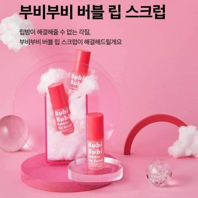 Tẩy da chết môi Unpa Bubi Bubi Lip Bubilips