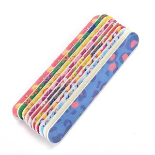 {New} 10 Cái / lốc Chà Nhám Đệm Đánh Bóng Làm Móng Tay Acrylic Gel Móng Tay Nghệ Thuật Tập Tin Dụng Cụ {CC}