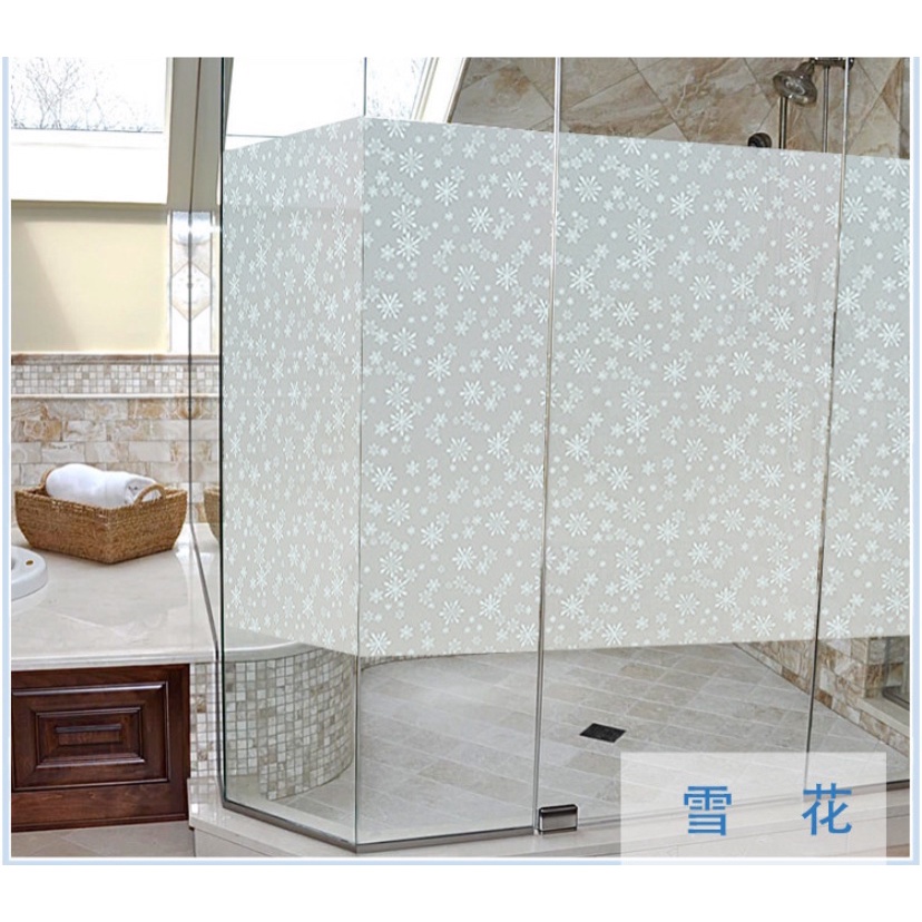 Decal dán cửa kính chống nhìn trộm,giảm ánh sáng khổ 60cm mẫu hoa lá siêu đẹp Dk364