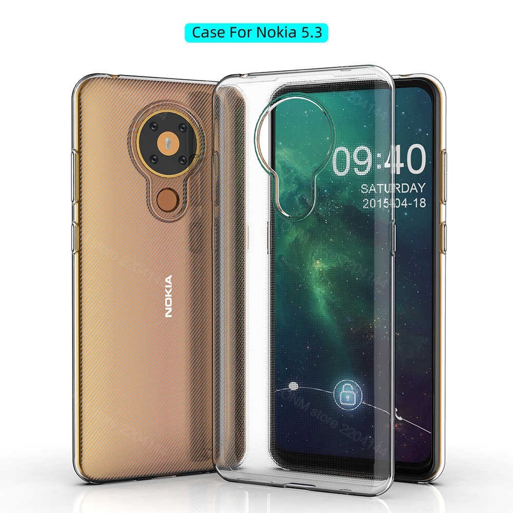 Ốp lưng dẻo trong suốt cao cấp A+ bảo vệ camera cho điện thoại Nokia 2.2//7.2/5.3/8.3/3.4/5.4