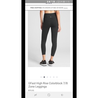 Quần lửng tập gym - yoga xuất dư gapfit