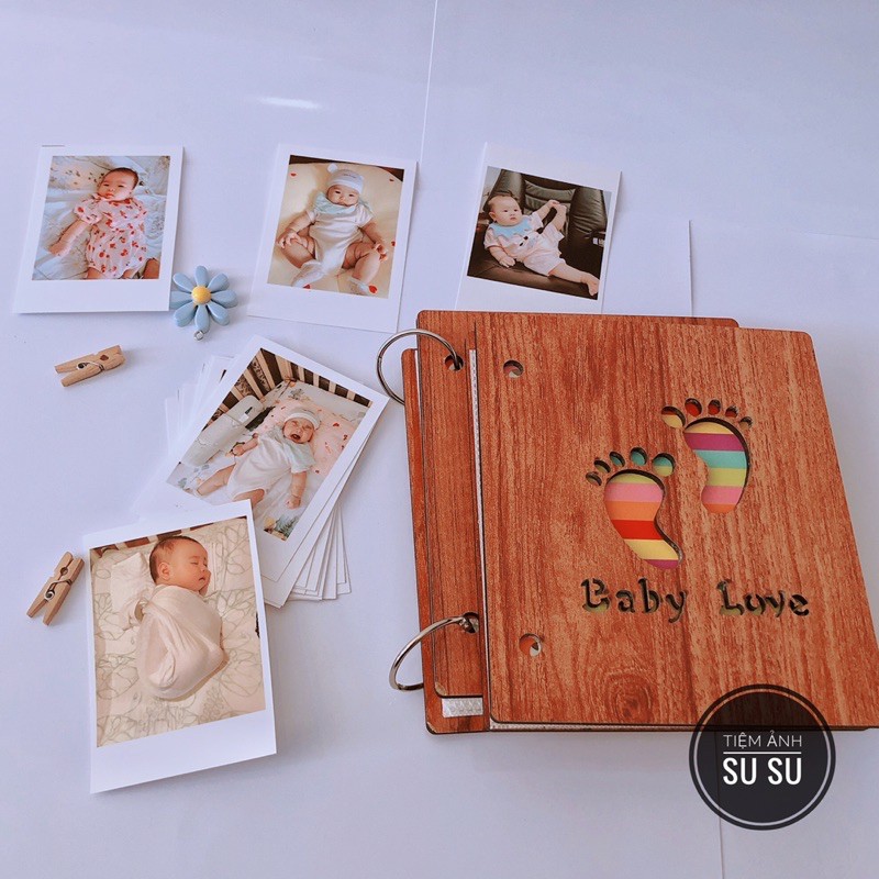 Combo in 100 ảnh 6x9 cm + album photo