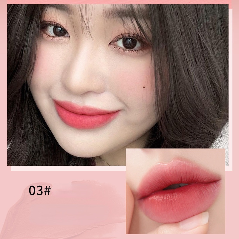 [Hàng mới về] Son môi HANRU chống nước vỏ họa tiết gấu đáng yêu xinh xắn