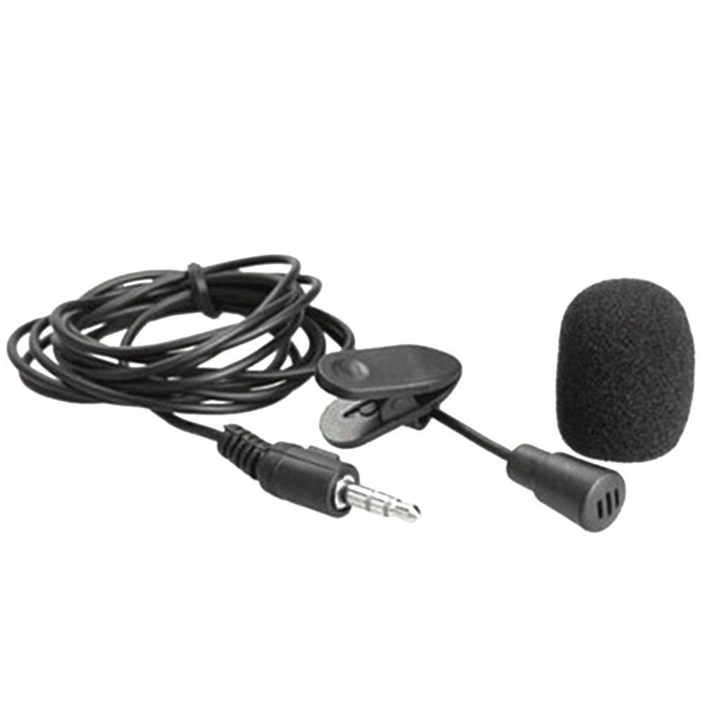 Micro Mini Kẹp Cà Vạt Áo Chuyên Nghiệp 3 5mm Hỗ Trợ Ghi Âm Cho Điện Thoại Android / PC