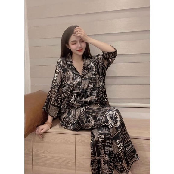 HD Shop - Đồ bộ Pijama Lụa Maingo cực sang chảnh, vải mềm mịn, không nhăn [Elana Boutique]