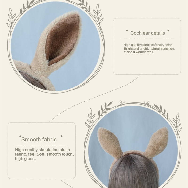 Băng Đô Tai Ngựa Giả Lông Cáo Hóa Trang Lolita Dễ Thương