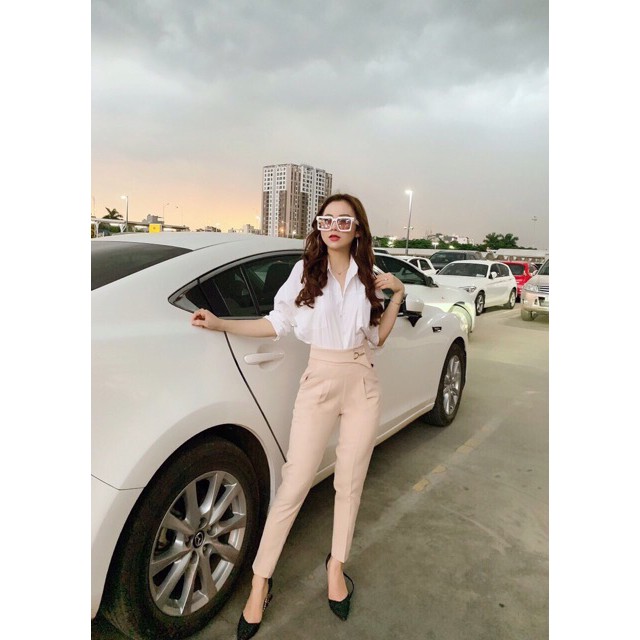 QUẦN BAGGY TÂY PHỐI CẠP CHẤT VẢI TUYẾT MƯA CAO CẤP SIÊU SANH CHẢNH