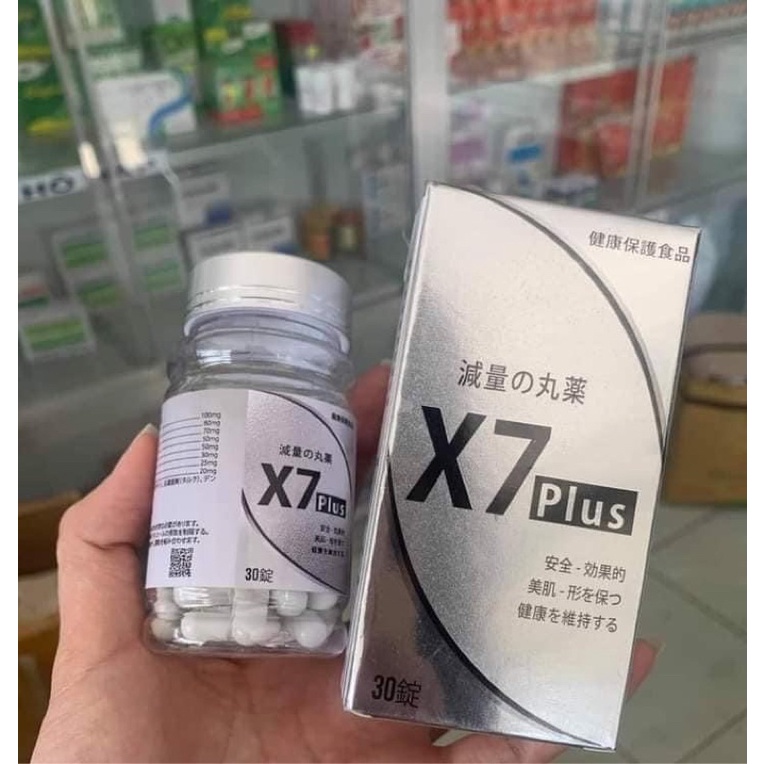 Giảm cân X7 plus chính hãng NGÂN 98 - tặng detox thải mỡ,đẹp da