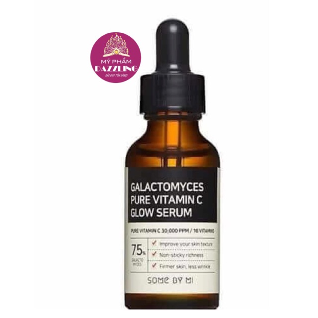 [Chính Hãng] Serum Vitamin C Dưỡng Trắng Da  Some By Mi Galactomyces Pure Vitamin C Glow Serum