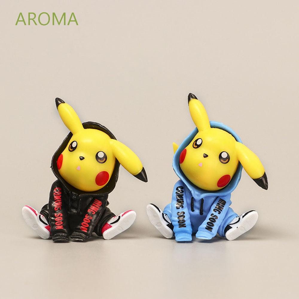 Set 3 Mô Hình Pikachu Dễ Thương Dùng Trang Trí