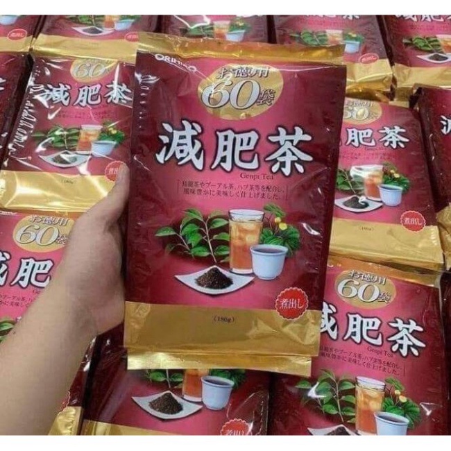 ⚠️OSAKA⚠️ Trà Genpi Orihiro, Hỗ Trợ Giảm Cân, Giảm Mỡ Bụng & Hỗi Trợ Cân Nặng Túi 60 Gói