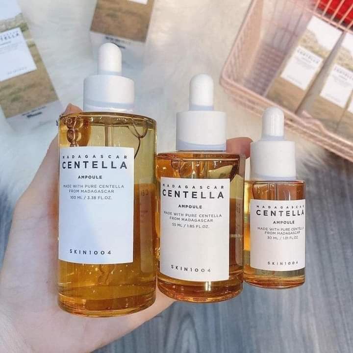 Tinh Chất Rau Má Giảm Mụn Và Làm Dịu Dành Cho Da Nhạy Cảm Skin1004 Madagascar Centella Ampoule 55ml/100ml