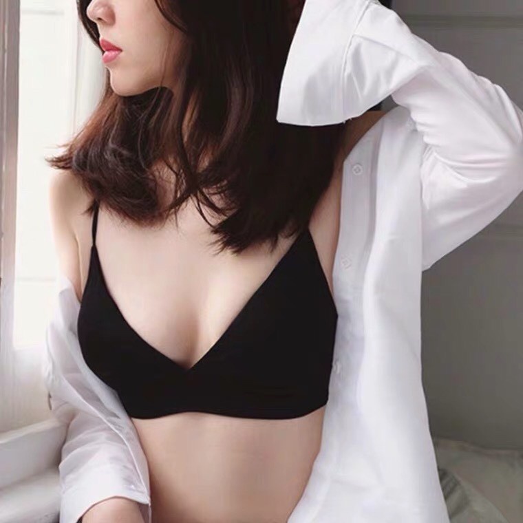 _Áo Bra 2 Dây Mảnh Cup Tam Giác Cục Sexy Và Thời Trang