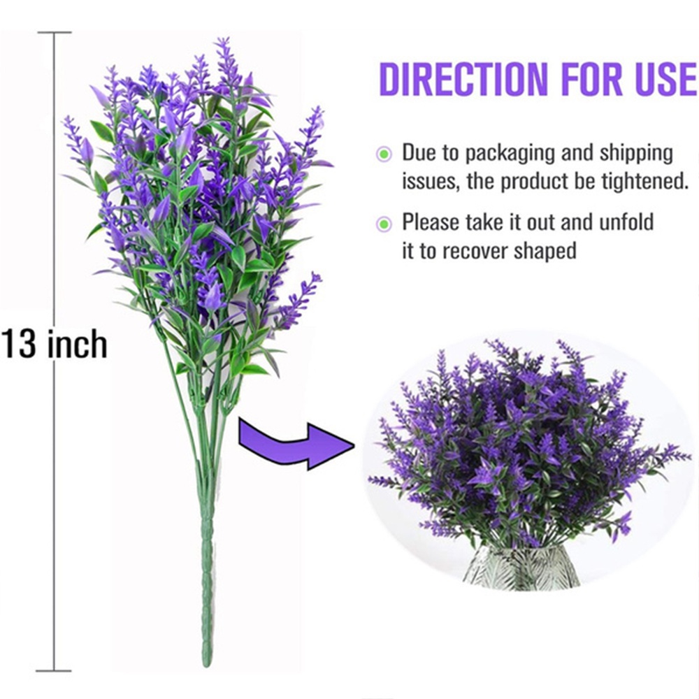 1 Nhánh Hoa Giả Bằng Nhựa Chống Tia UV Trang Trí Ngoài Trời