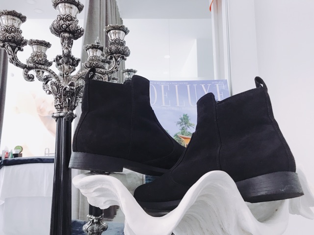 Giày Boots Da độn H&M