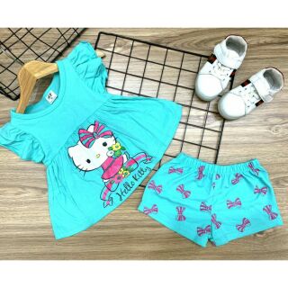 Combo 4b đồ ngắn cho bé gái chỉ 150K