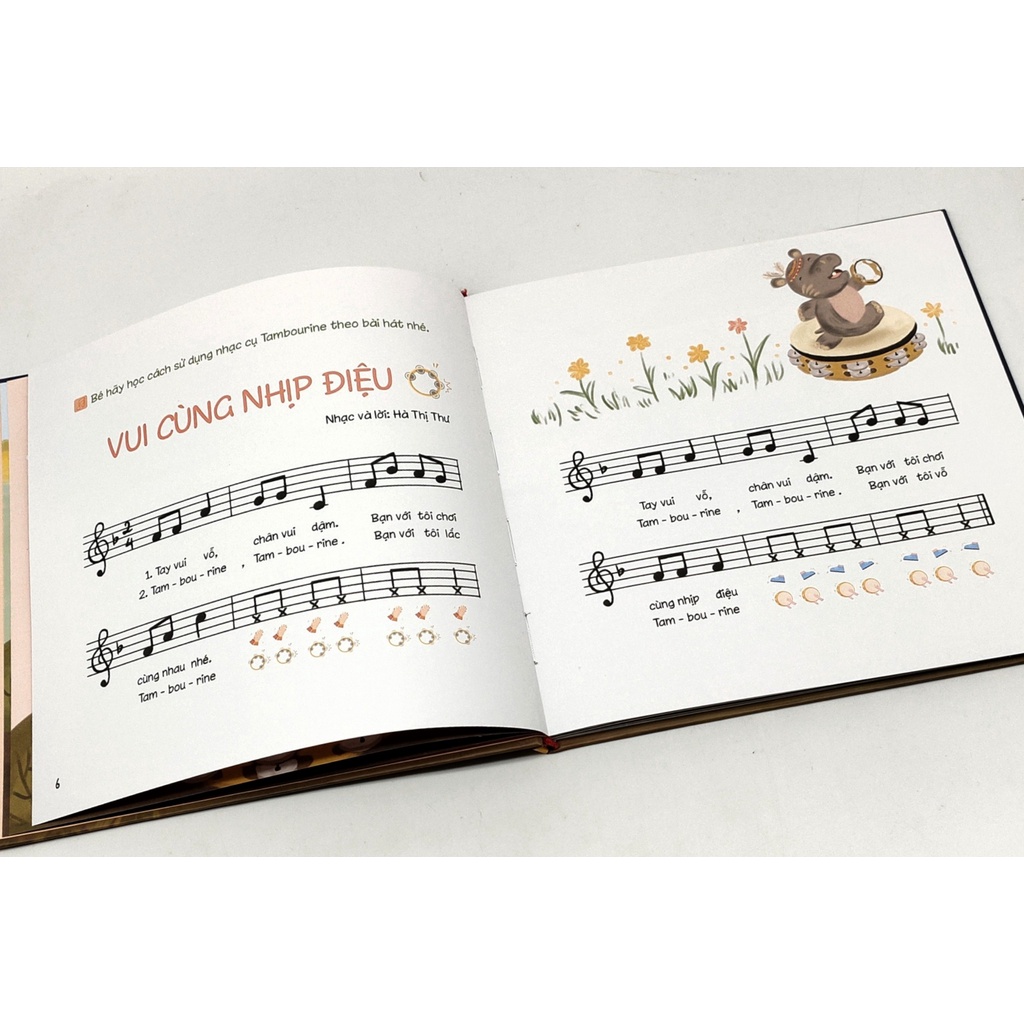 Sách Thơ Âm Nhạc - Cuốn Voi Học Múa Ba-lê - Sách bìa cứng tặng sticker và mã đăng nhập App Cảm thụ âm nhạc