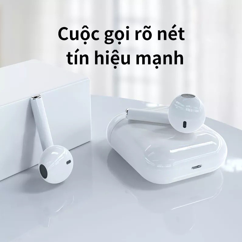 Tai Nghe Bluetooth Chính Hãng I12 Không Dây Nhét Tai Phụ Kiện Tai Nghe Điện Thoại IOS Và Android I12