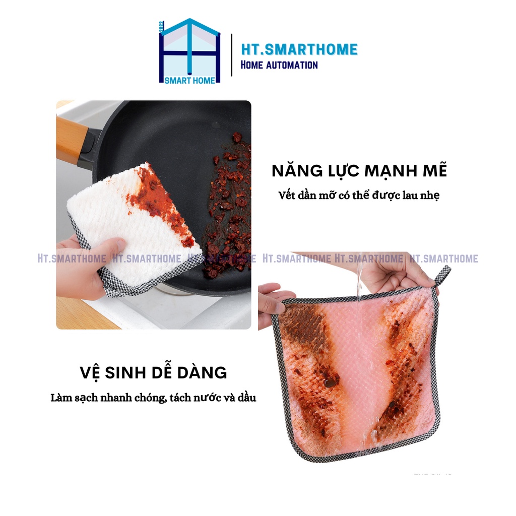 Khăn lau bếp cao cấp dây treo - Khăn lau bàn giẻ lau nhà nhà bếp gia đình, khăn lau tay, lau tay lau bếp