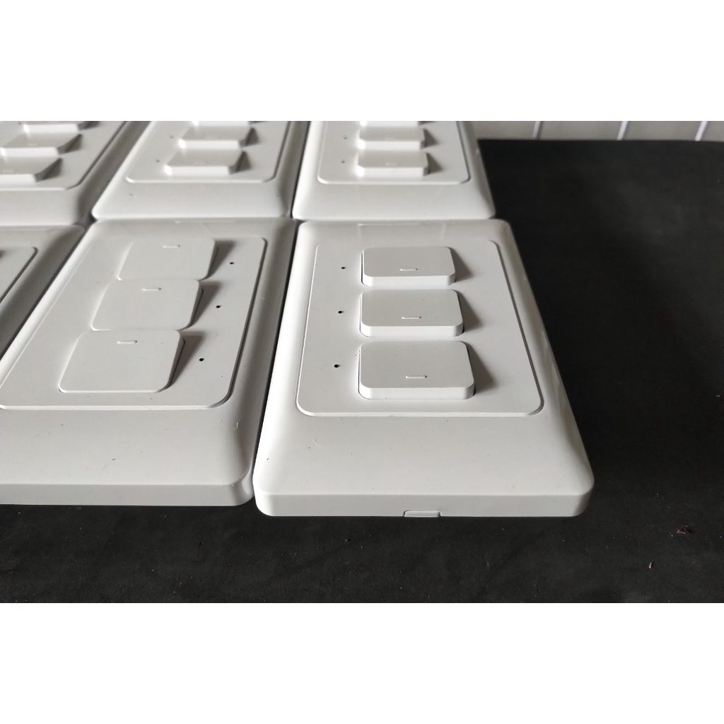 Công tắc thông minh, dạng cơ, 3 gang, smarthome, zigbee 3.0, nhà thông minh, công tắc đèn