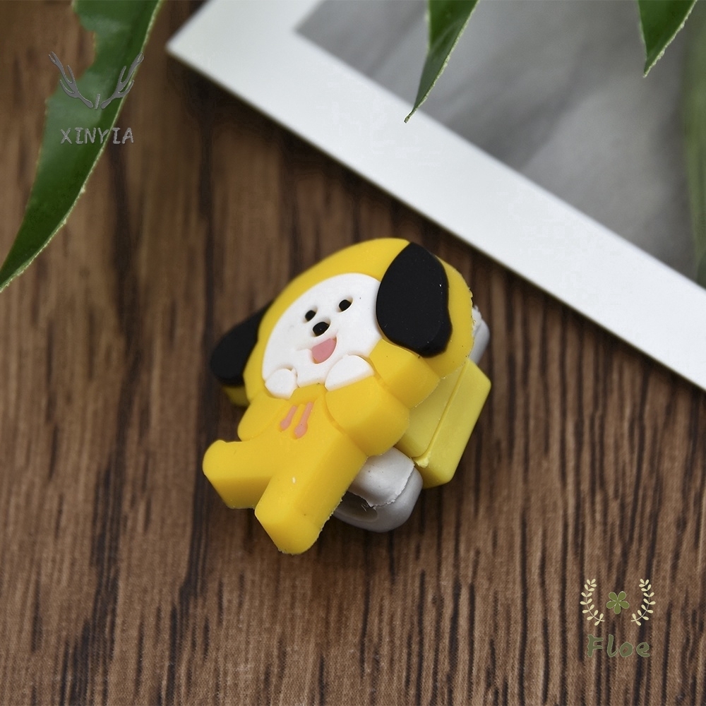 Dây Cáp Sạc Kết Nối Điện Thoại In Hình Kpop Bt 21 Dễ Thương