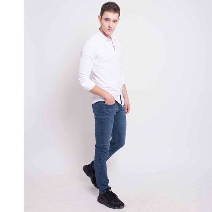 [!*BIG SALE*!] Quần Jeans Skinny Cotton Cao Cấp | BigBuy360 - bigbuy360.vn