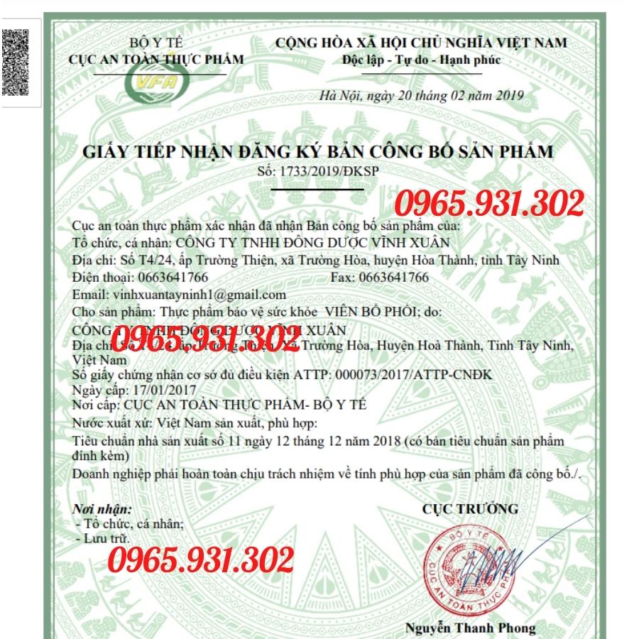 Viên BỔ PHỔI Thymomodulin Nhập khẩu Đan Mạch ngăn ngừa xơ hoá, phục hồi tổn thương phổi