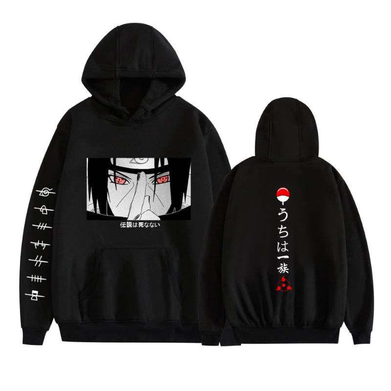 Áo Hoodie Dài Tay Naruto, Itachi Uchiha Nam Nữ Đủ Size