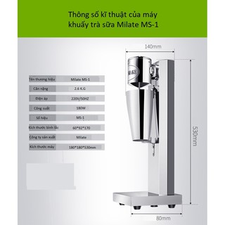 Máy Khuấy Trà Sữa Milate MS-1  bảo hành 12 tháng