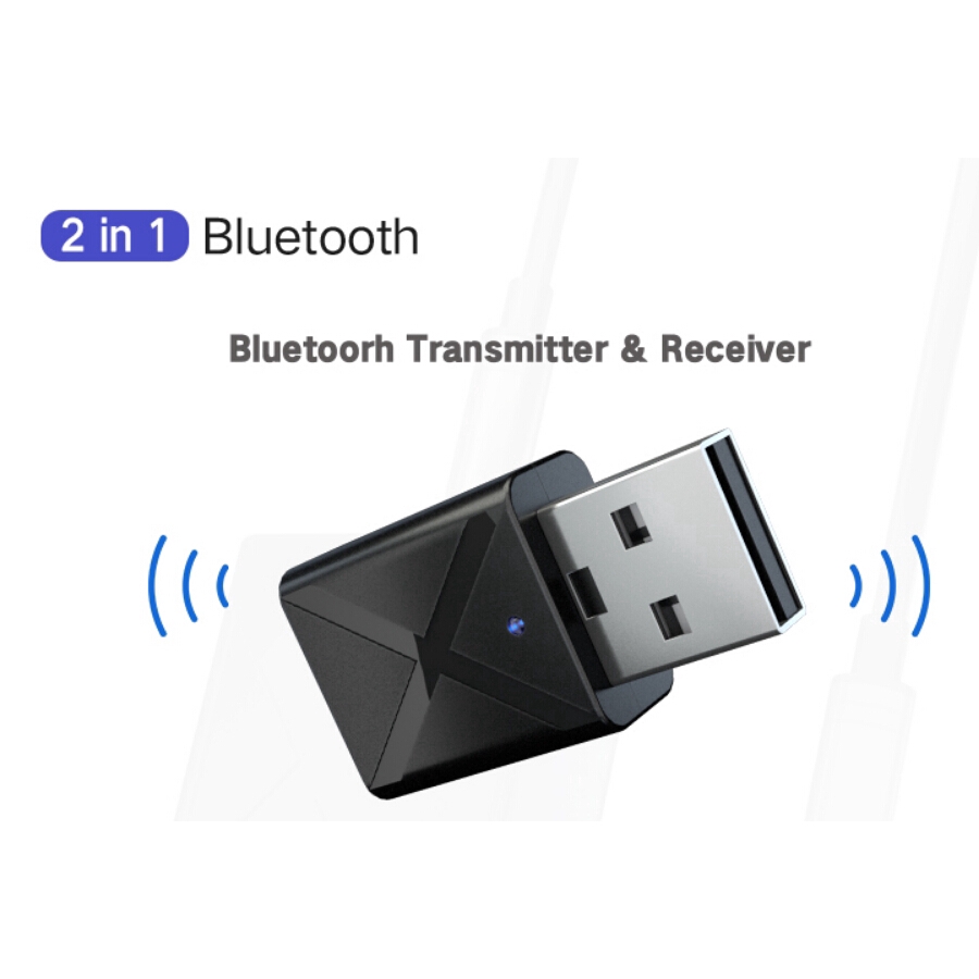 Bộ thu phát chuyển đổi âm thanh Bluetooth 5.0 cho xe hơi tiện dụng