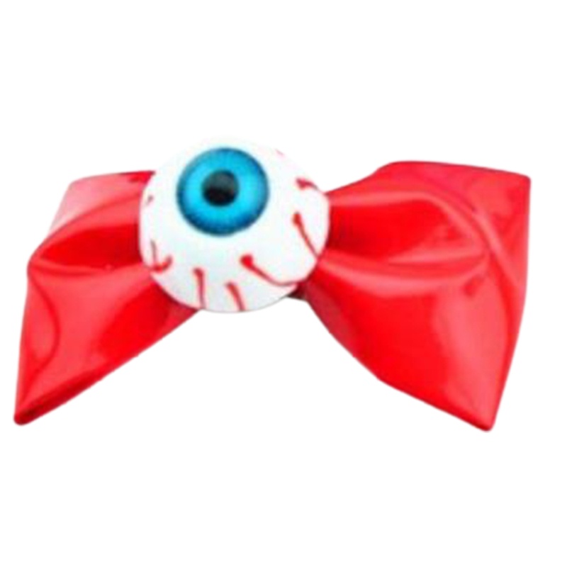 Kẹp Tóc Da Hình Đôi Mắt Điên Cuồng Hóa Trang Halloween