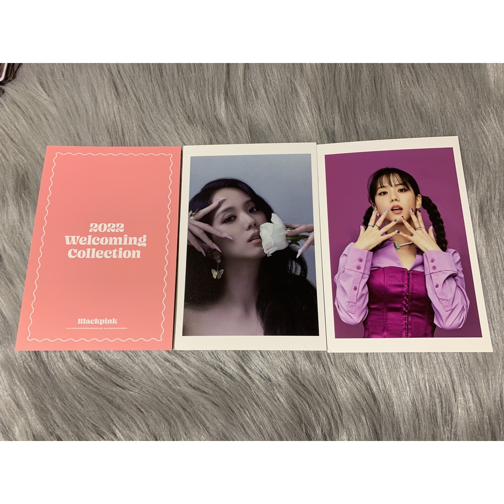 Bộ ảnh postcard BLACKPINK JISOO từ bộ Welcoming Collection 2022