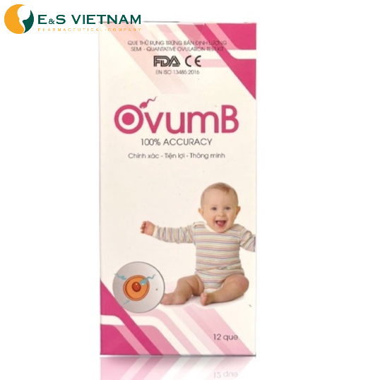 Que Thử Rụng Trứng OvumB chính xác 99% - hộp 12 que