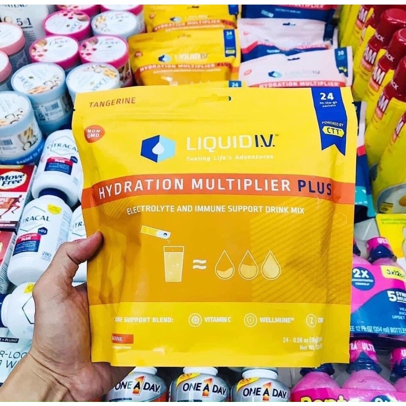 🆘 BỘT ĐIỆN GIẢI LIQUID I.V HYDRATION MULTIPLIER Của Mỹ 😋😋