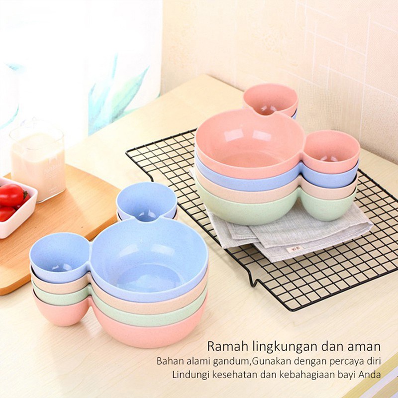 Bộ Tô Muỗng Nĩa Đũa Hình Chuột Mickey Dễ Thương Cho Bé