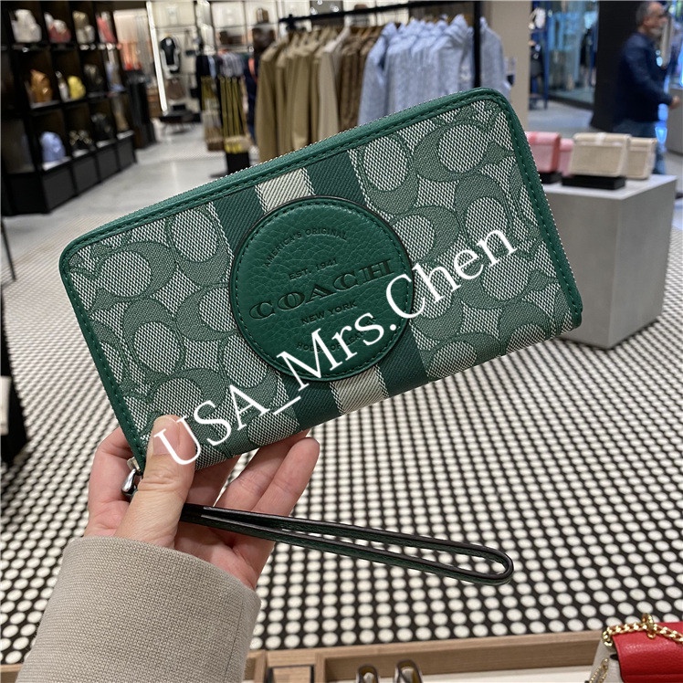 Ví COACH, ví đựng xu, ví dài đích thực có bằng chứng mua hàng