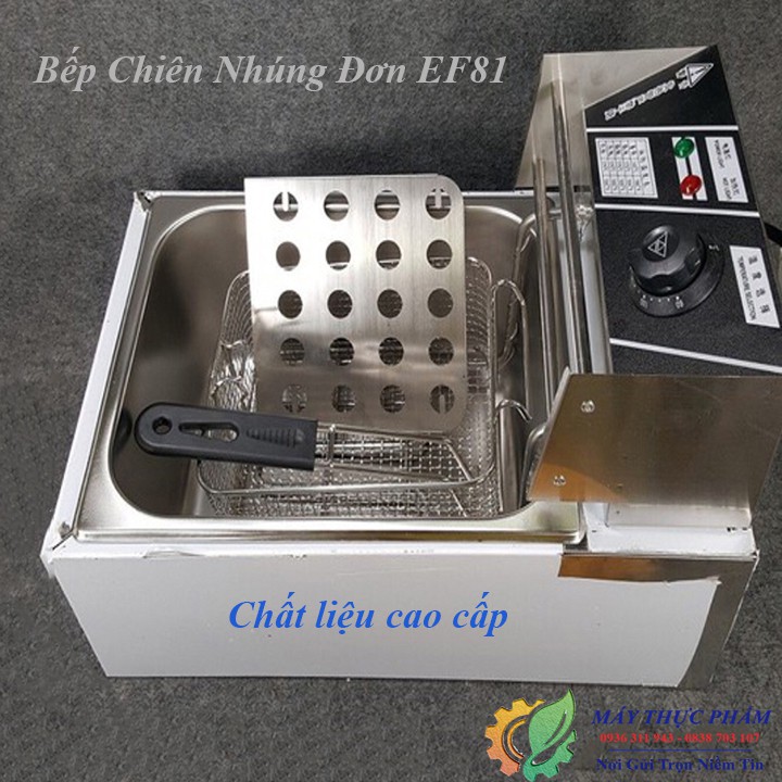 Bếp chiên đơn, bếp chiên nhúng điện 6L tiết kiệm dầu