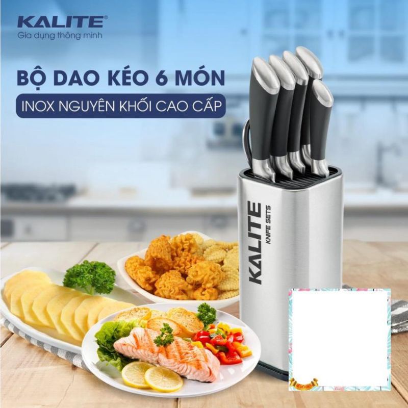 Bộ Dao Kéo Kalite KL 191 Inox Cao cấp & ARBER