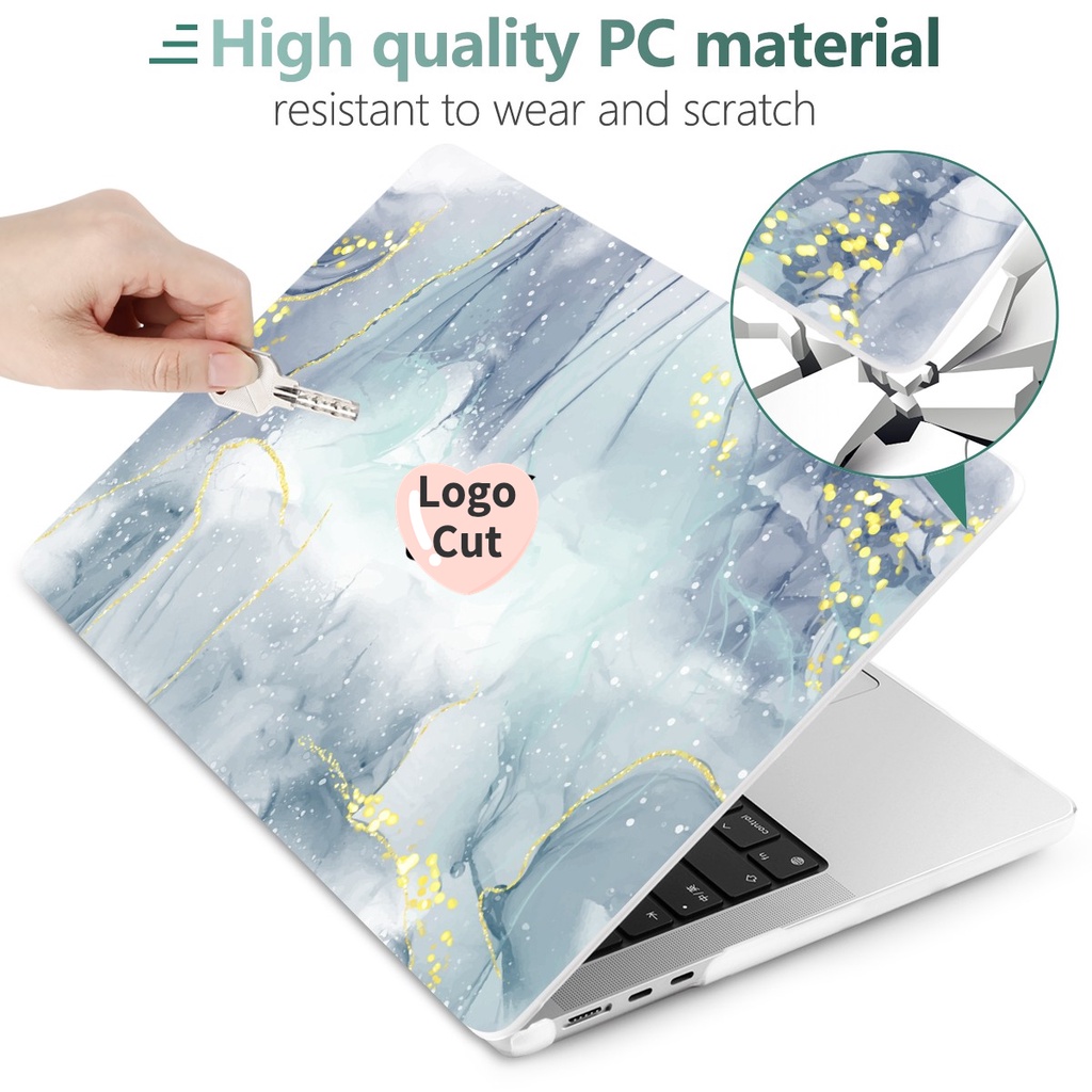Vỏ bảo vệ BATIANDA thích hợp cho MacBook Pro Air M2 M1 A2681 A2338 A2337 A2179 A1932 Pro14 / 16 M1 2021 A2442 A2485