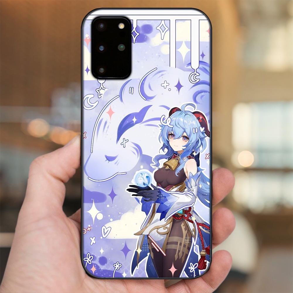 Ốp lưng Samsung S20 Plus viền đen in hình Ganyu Genshin Impact
