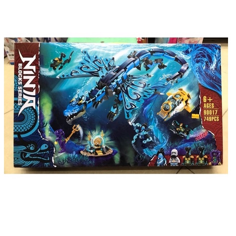 Lego Xếp Hình Ninjago Seabound Water Dragon 90017 Rồng Biển Quyền Năng 749 Mảnh