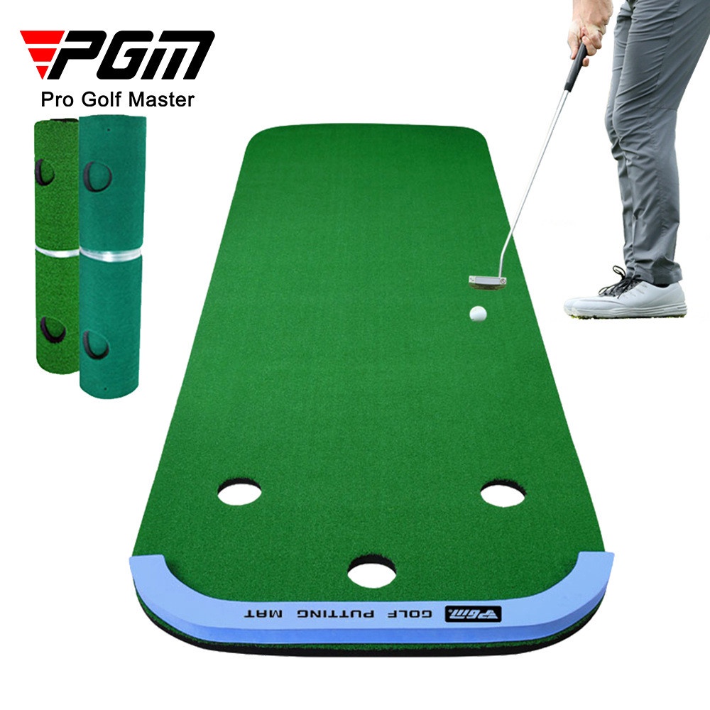 [Chính Hãng] Thảm Put Tại Nhà, Văn Phòng 3 Hố – PGM GL012 Portable Mini Golf Green