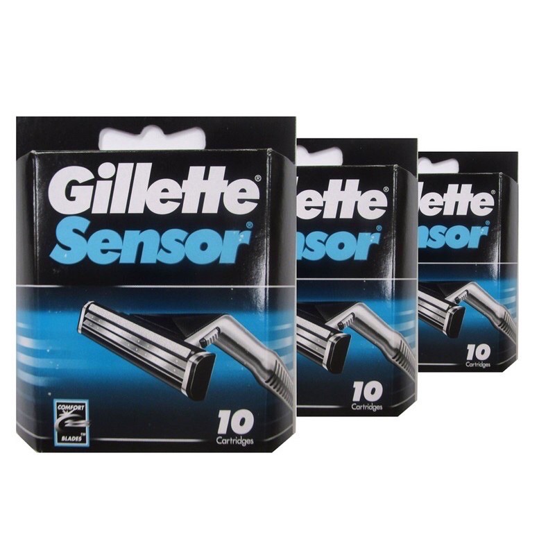 Dao cạo râu Gillette Sensor Excel ( 1 hộp / 10 lưỡi)