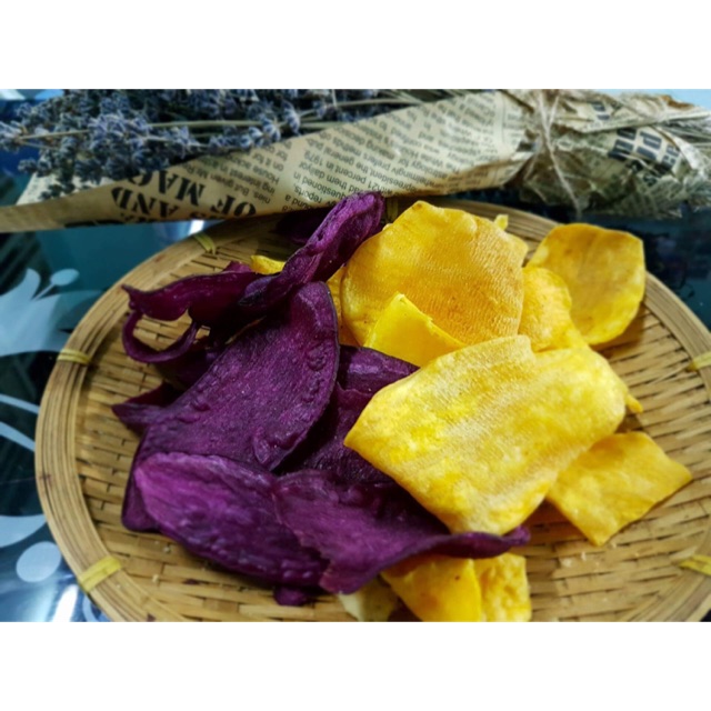 Khoai lang vàng/ tím sấy