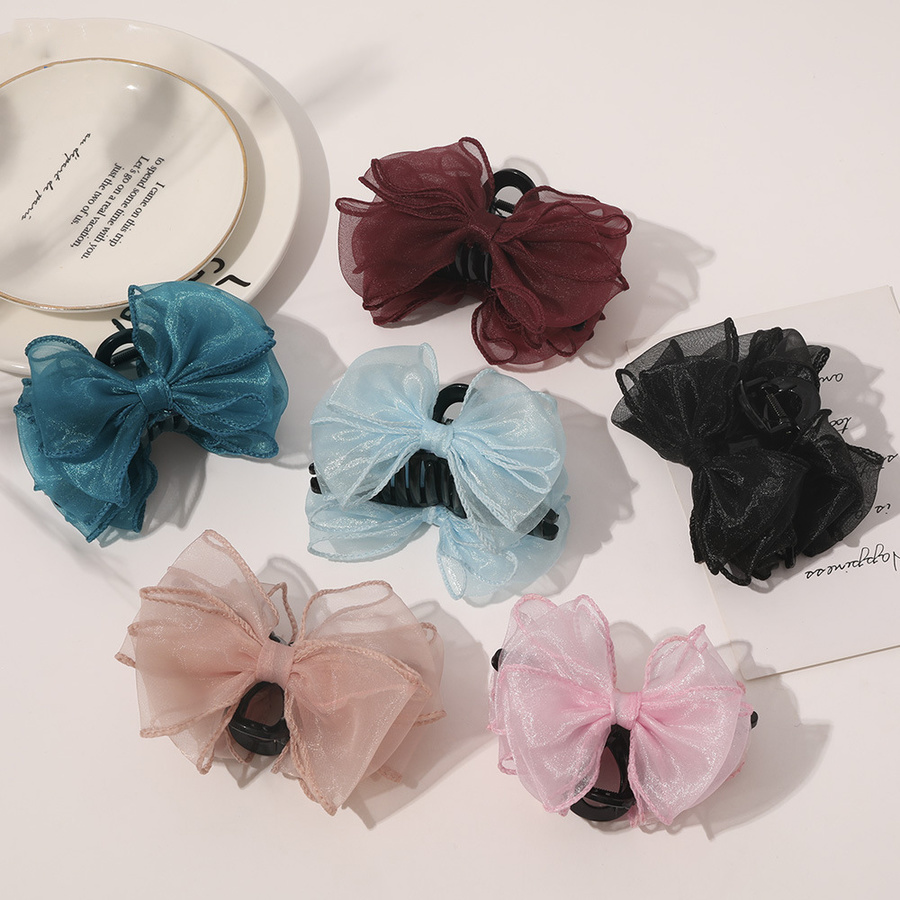 Kẹp Tóc Nữ Đính Nơ Thời Trang Hàn Quốc Xinh Xắn