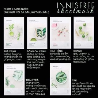 [Chính Hãng] Mặt nạ Innistree My Real Squeeze Mask (20ml)