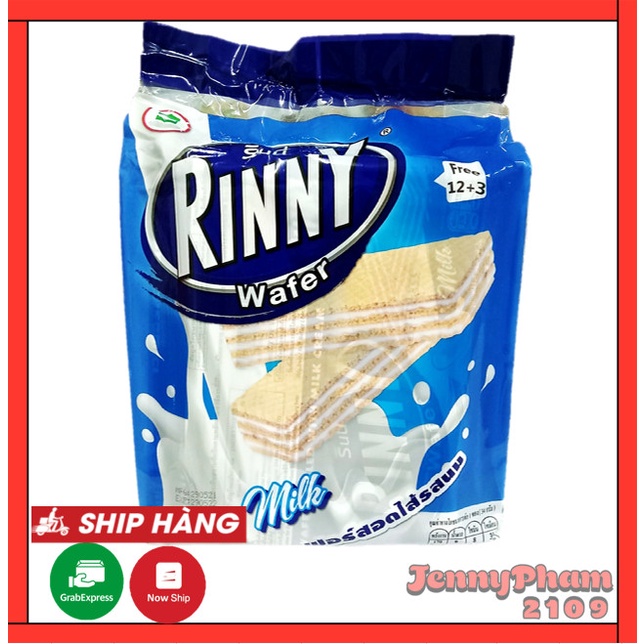 Bánh Xốp Thái Lan Rinny Các Vị 408gr