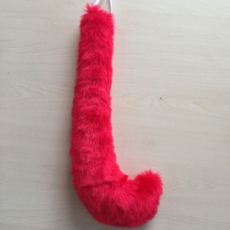 Khăn Bandana Đuôi Dài Màu Trơn Hóa Trang Mèo / Sói Bằng Bông Cho Người Lớn Và Trẻ Em